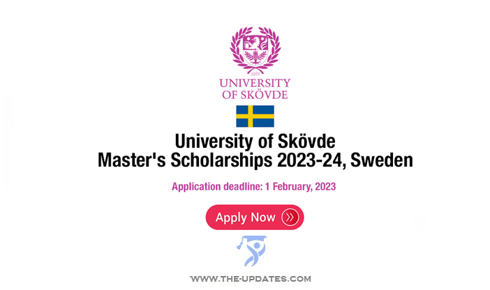 Master’s Scholarships at University of Skovde Sweden 2023-24
