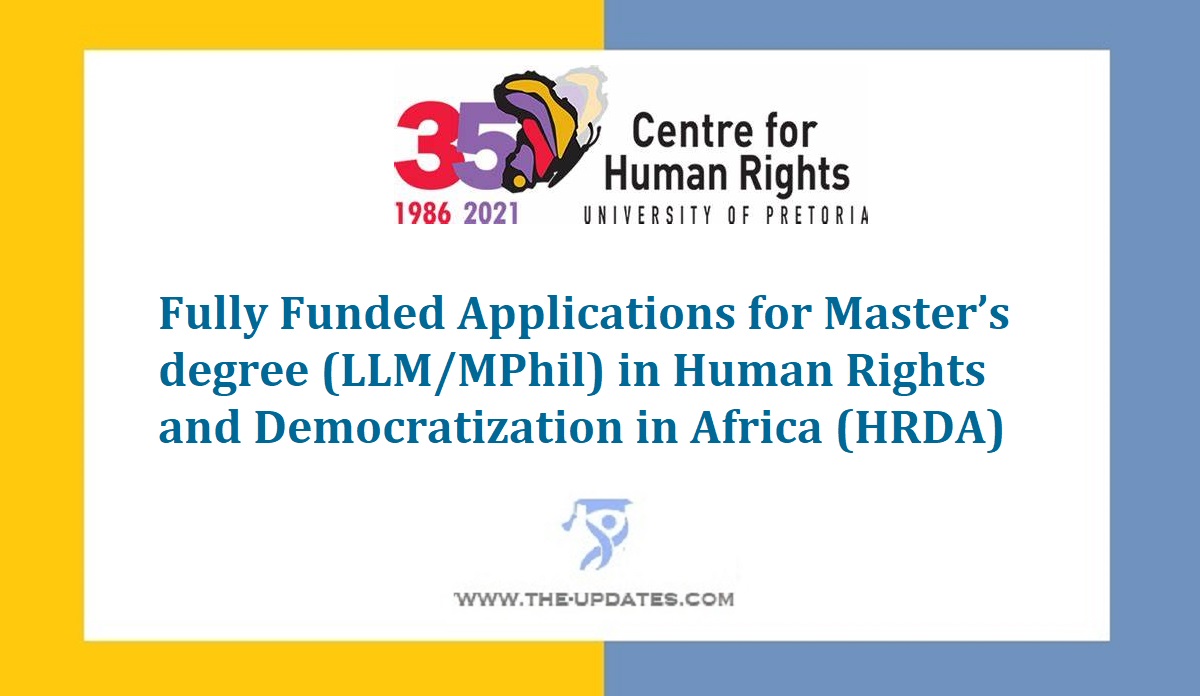 Applications For Masters Degree Llm Mphil In Human Rights And