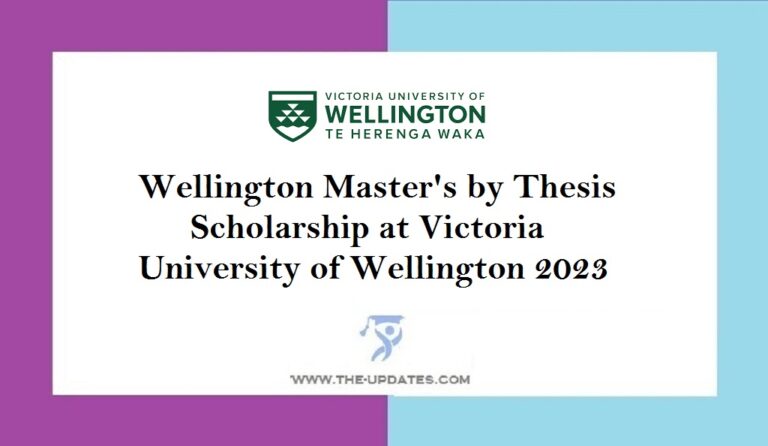 masters by thesis scholarship vuw