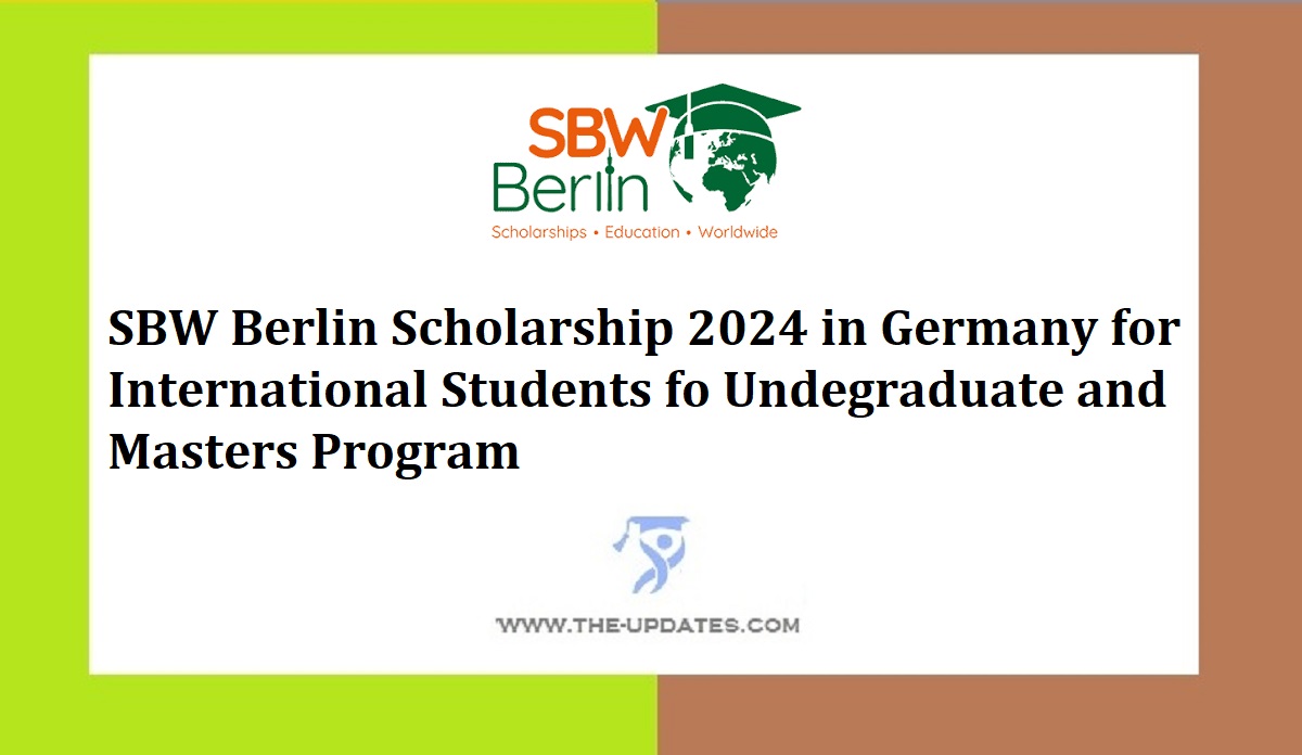 SBW Berlin Scholarship 2024 in Germany for International Students