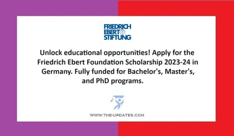 Friedrich Ebert Foundation Scholarship News 2023-24, Germany