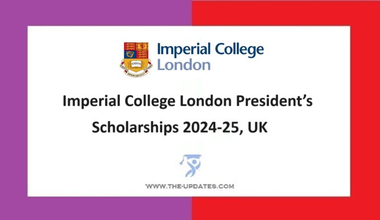 Imperial College London Presidents Scholarships News 2024 25 UK 768x445 