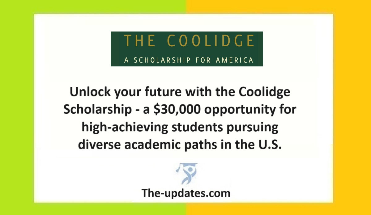 Coolidge Scholarship 2024, USA