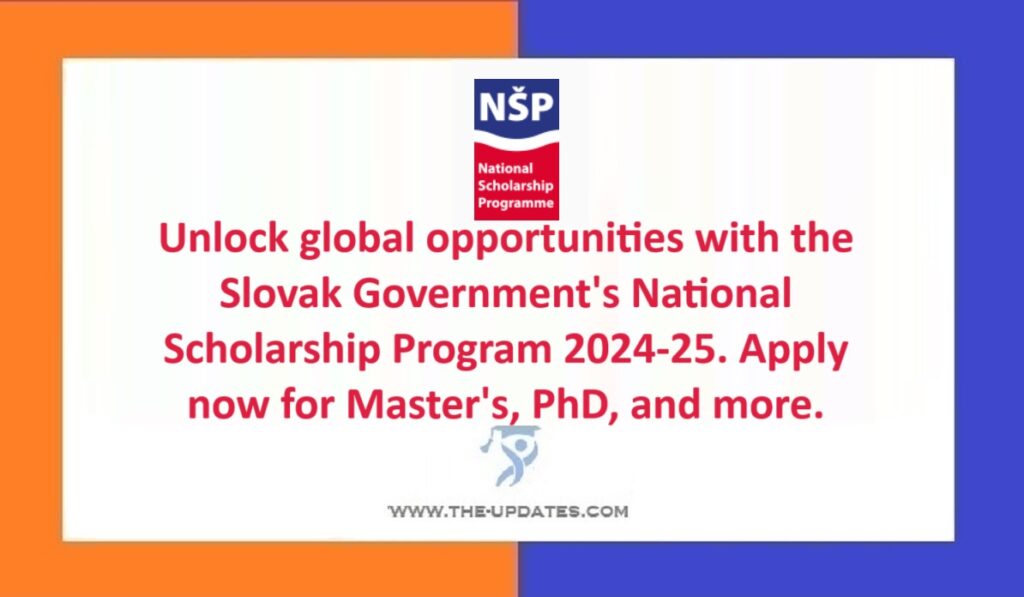 Slovakia Government National Scholarship Program NSP 2024   Slovakia Government National Scholarship Program NSP 2024 1024x597 