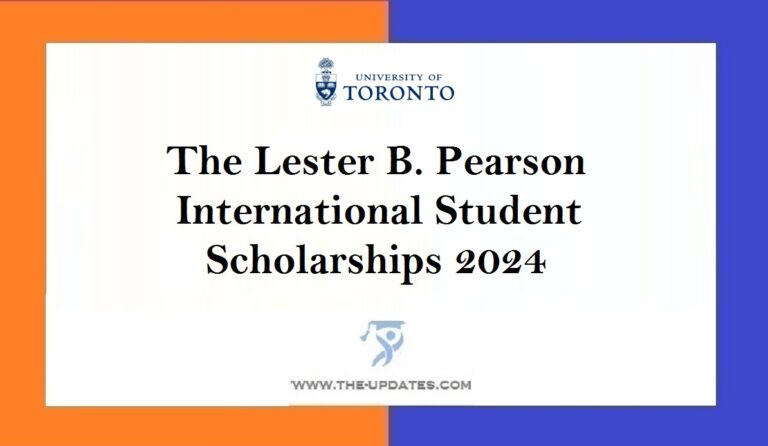 The Lester B. Pearson International Student Scholarships - Scholarships ...