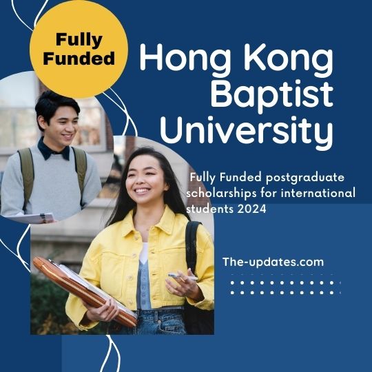 Hong Kong Baptist University International Master's Scholarships 2024