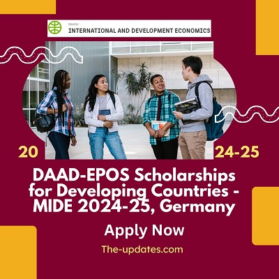 DAAD-EPOS Scholarships News for Developing Countries - MIDE 2024-25, Germany