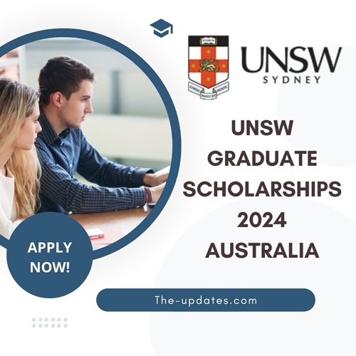 UNSW Graduate Scholarships 2024 Australia Fully Funded for International Students