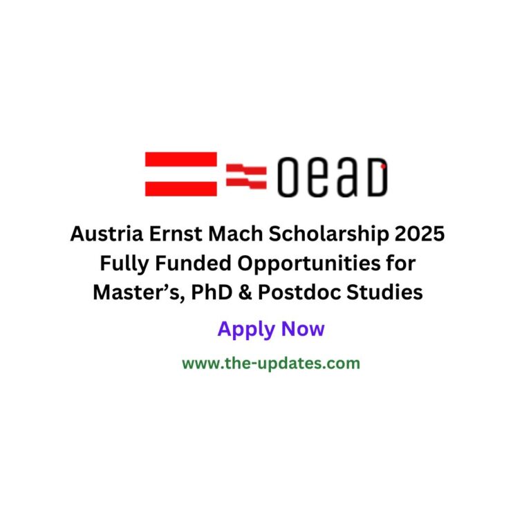 Austria Ernst Mach Fully Funded Scholarship for International Student 2025