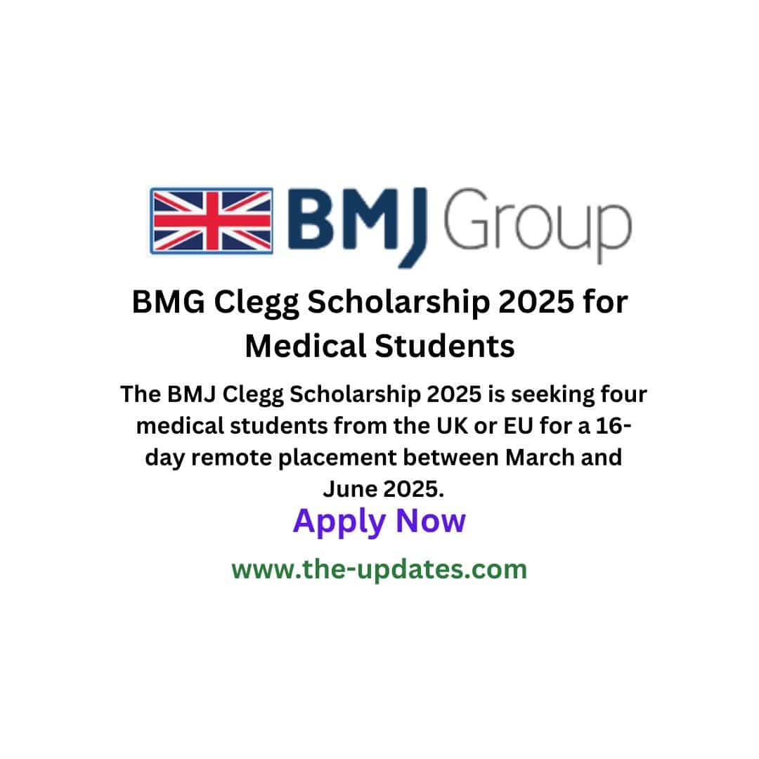 BMG Clegg Scholarship 2025 for Medical Students Scholarships for