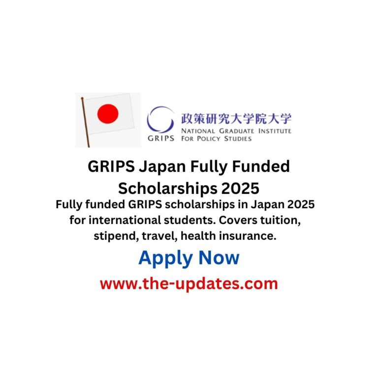 GRIPS Japan Fully Funded Scholarships 2025