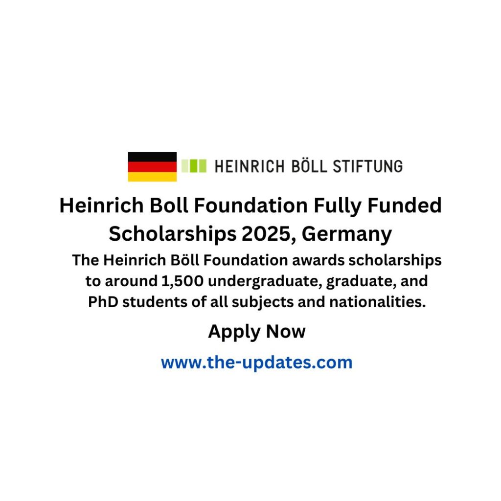 Heinrich Boll Foundation Fully Funded Scholarships 2025, Germany