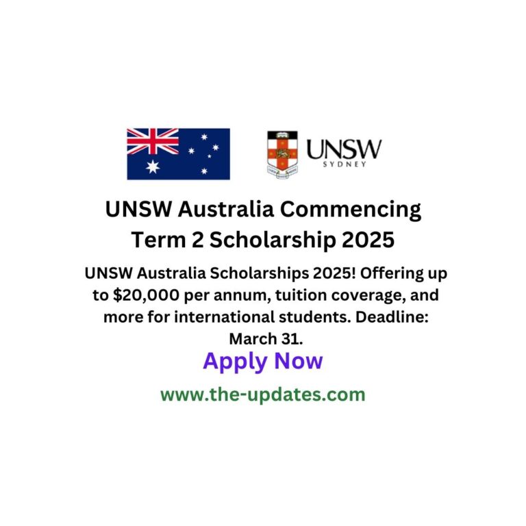 UNSW Australia Scholarships 2025