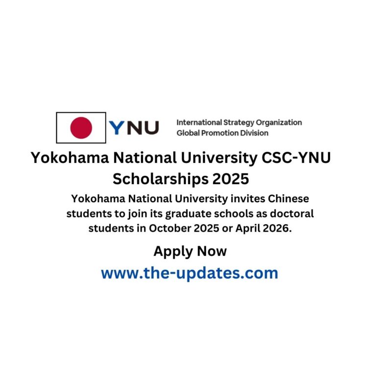 Yokohama National University CSC-YNU Scholarships 2025