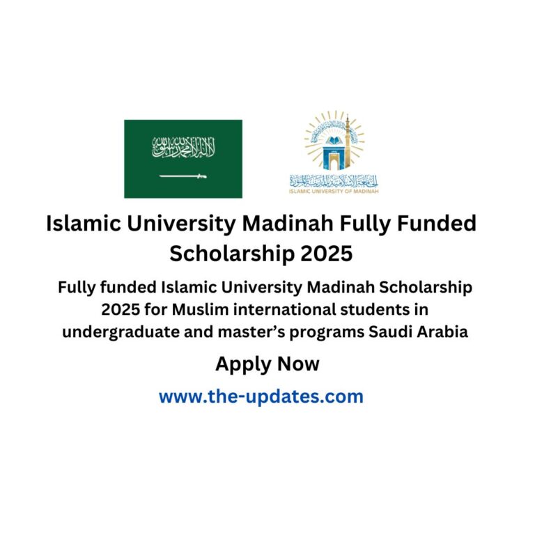 Islamic University Madinah Fully Funded Scholarship 2025